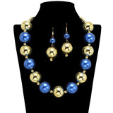 109344, BOLD COLOR BEADED STATEMENT NECKLACE