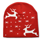 109542, CHRISTMAS HOLIDAY REINDEER BEANIE HAT