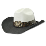 109571, WESTERN HEART ACCENT BAND TRIM COWBOY HAT