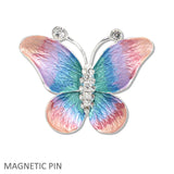 109615, BUTTERFLY MAGNETIC PIN BROOCH