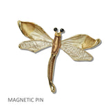 Dragonfly Enamel Magnetic Brooch PIN - view 5