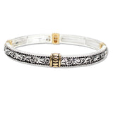 109692, VINTAGE FILIGREE ACCENT STRETCH BRACELET