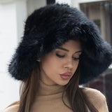109715, PLUSH SOFT FAUX FUR BUCKET HAT