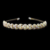109794, ROUND CRYSTAL RHINESTONE ACCENT HEADBAND