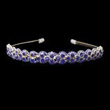 109794, ROUND CRYSTAL RHINESTONE ACCENT HEADBAND