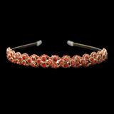 109794, ROUND CRYSTAL RHINESTONE ACCENT HEADBAND