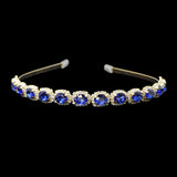 109795, OVAL ACCENT CRYSTAL RHINESTONE HEADBAND