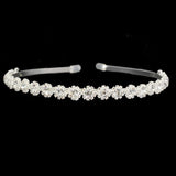 109796, ROUND CRYSTAL RHINESTONE ACCENT HEADBAND
