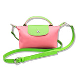 109797, SORORITY NYLON MINI HANDBAG WITH LEATHER STRAP