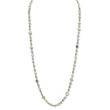 109846, ELEGANT PEARL BEADED LONG NECKLACE