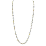 109846, ELEGANT PEARL BEADED LONG NECKLACE