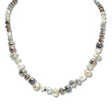 109847, ELEGANT PEARL GLASS BEADED NECKLACE