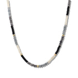 109912, NATURAL AGATE STONE BEADED NECKLACE
