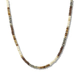 109912, NATURAL AGATE STONE BEADED NECKLACE