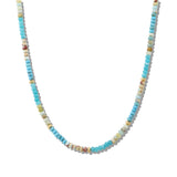 109912, NATURAL AGATE STONE BEADED NECKLACE