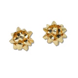 109945, CHRISTMAS BOW STUD EARRING