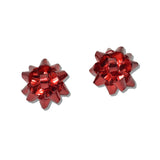 109945, CHRISTMAS BOW STUD EARRING