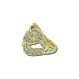 14K Gold Plated Pave CZ Crossover Statement Ring – 7 · K2322-7_MX 10