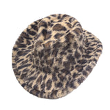 Faux Fur Leopard Print Cowboy Hat – Brown-4 · HT-1005-BR-4_RZ 10
