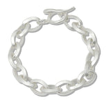 110021, CLASSIC MATTE LINK CHAIN TOGGLE BRACELET