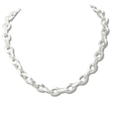 110022, CLASSIC MATTE LINK CHAIN NECKLACE