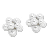 110046, PEARL CLUSTER STUD EARRING
