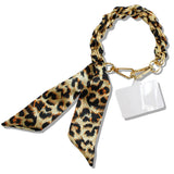 110090, FABRIC SCARF CHAIN PHONE HOLDER BRACELET WRISTLET STRAP