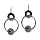 110117, BALL ACCENT ROUND DROP DANGLE EARRING