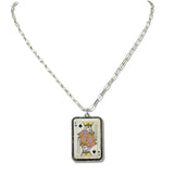 110145, WESTERN KING OF SPADES PENDANT NECKLACE