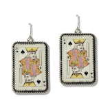 Western King of Spades Earring - view 2