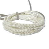 110182, PEARL STUDDED MULTI LAYERED STRETCH BRACELET SET