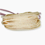 Gold Plaiting with Pave Rhinestone Multi Layered Stretch Bracelet SET - view 20