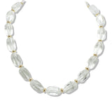 110201, GEOMETRIC ACRYLIC BEADED NECKLACE