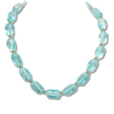 110201, GEOMETRIC ACRYLIC BEADED NECKLACE