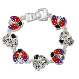 110237, LADYBUG ENAMEL MAGNETIC CLOSURE BRACELET