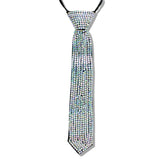 110475, BLING CRYSTAL RHINESTONE TIE NECKLACE