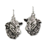 110519, WESTERN BULL HEAD DROP EARRING wholesale fashion jewelry - GOOD FEELINGS, INC