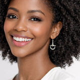 110520, WESTERN HORSE BIT DROP EARRING wholesale fashion jewelry - GOOD FEELINGS, INC