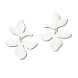 Matte Petal Drop Earrings - view 6