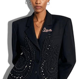 110671, CRYSTAL ENCRUSTED VALENTINE LOVE BROOCH PIN