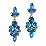 110857, CHANDELIER CRYSTAL TEARDROP RHINESTONE EARRING