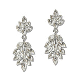 110858, MARQUISE CRYSTAL CASCADE DROP EARRINGS