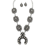 110868, WESTERN SQUASH BLOSSOM NECKLACE