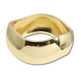 110917, BOLD SCULPTURAL HINGED BANGLE BRACELET