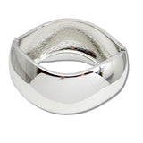 110917, BOLD SCULPTURAL HINGED BANGLE BRACELET