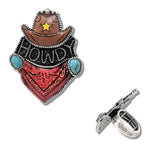 110932, WESTERN HOWDY COWBOY HAT AND BANDANA RING