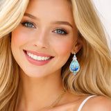 110941, COASTAL SEA TURTLE ENAMEL DROP EARRINGS