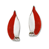 110958, SORORITY ENAMEL FLOWER PETAL EARRINGS