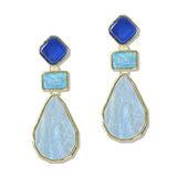 110960, ACETATE GEOMETRIC DROP EARRINGS