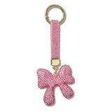110967, CRYSTAL BOW WRISTLET KEYCHAIN